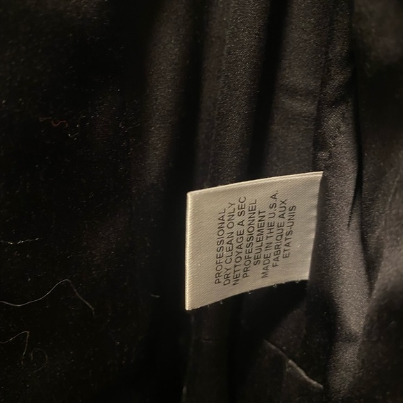 Alice + Olivia Black & Sparkle Waist Tie Coat Size M - Picture 12 of 16